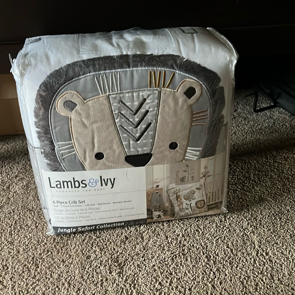 Brand new baby crib set